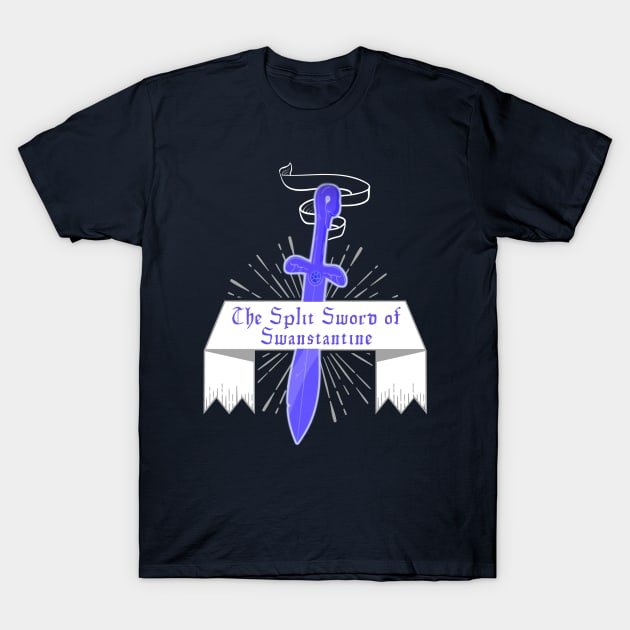 The Split Sword of Swanstantine, Season 3 Episode 14 T-Shirt by Amores Patos 